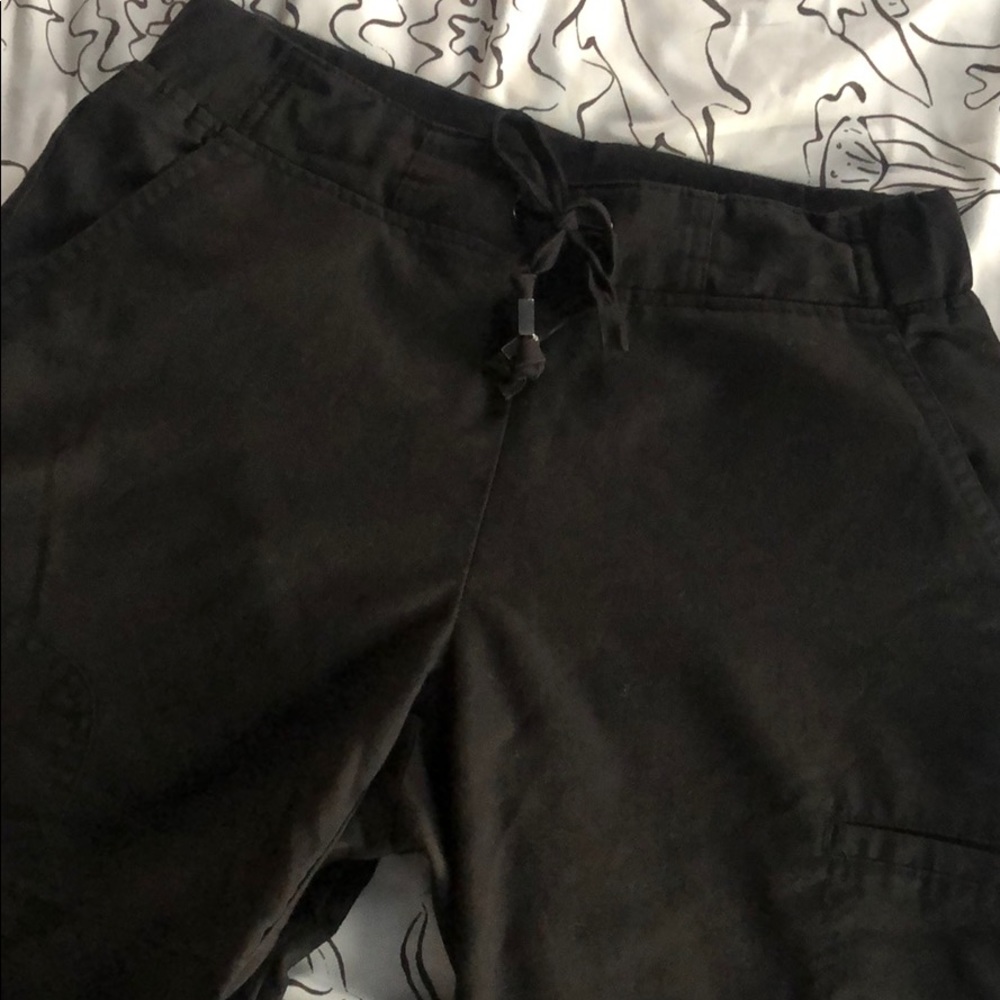 Black greys anatomy scrub pants